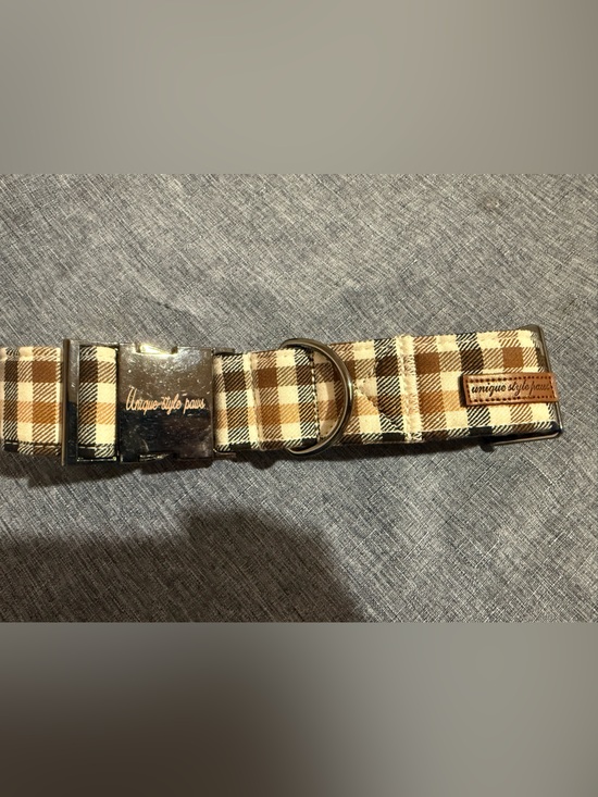 Other - Plaid Dog Collar NWOT